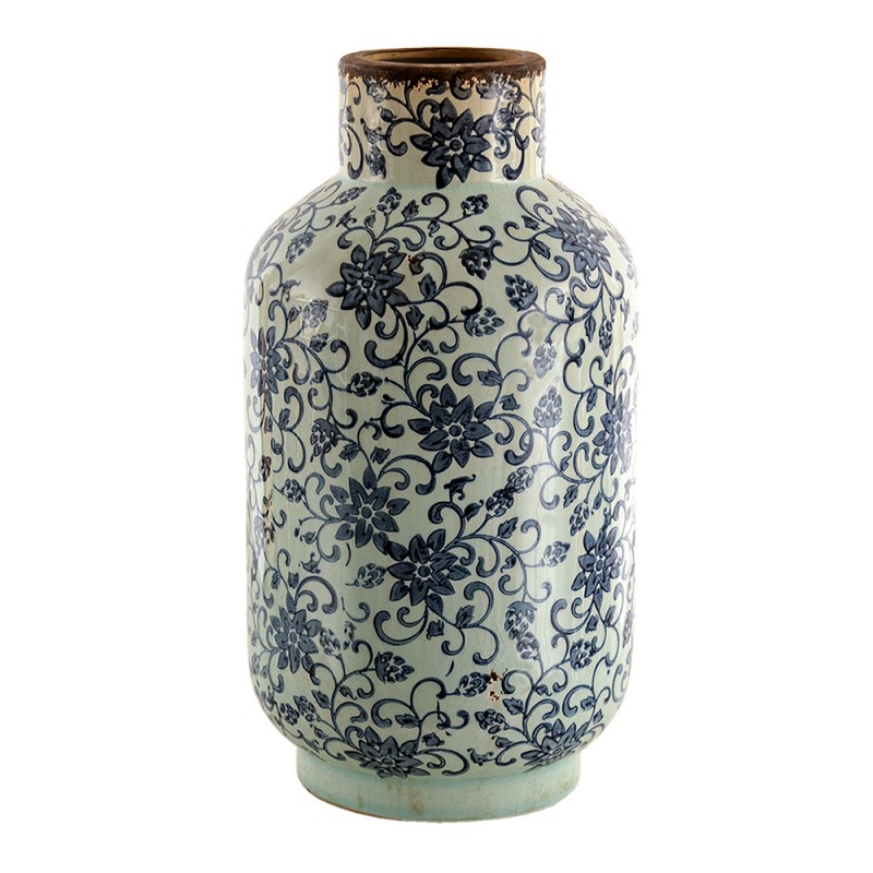6ce1379-vase-o-17x31-cm-blue-green-ceramic-flowers-round-decorative-vase
