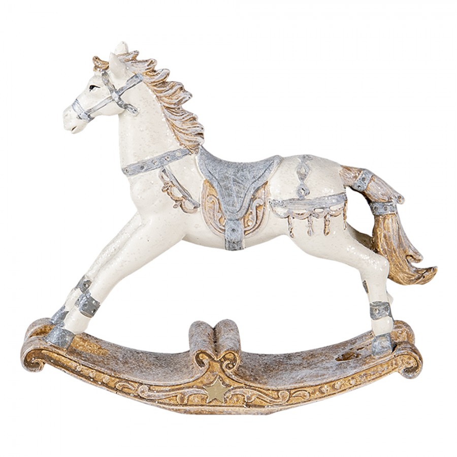 6pr4657-figurine-horse-14-cm-white-beige-polyresin-christmas-decoration (1)